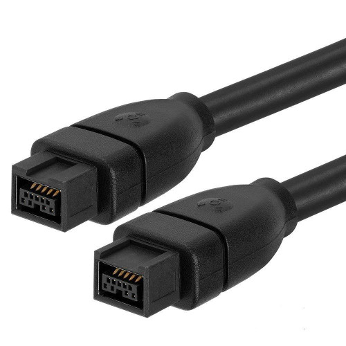 Firewire 800 IEEE1394B 9 Pin to 9 Pin Male Cable, Length: 1.8m(Black) Firewire 800 IEEE1394B 9 Pin to 9 Pin Male Cable, Length: 1.8m(Black)