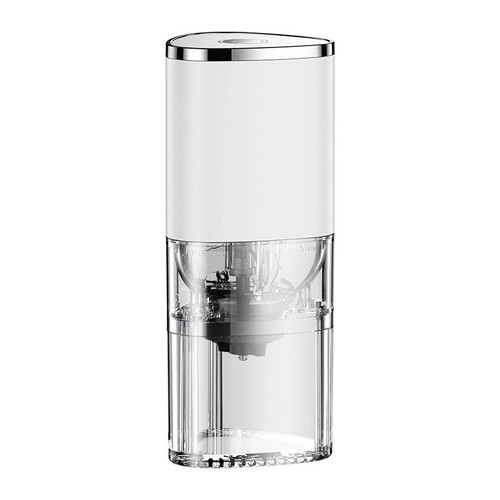 Coffee Electric Grinder Magnetic Snap-on Stainless Steel Blades Kitchen Gadgets(White)
