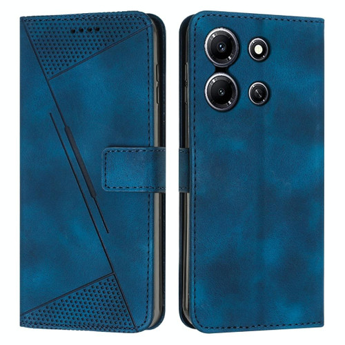 For Infinix Note 30i Dream Triangle Leather Phone Case with Lanyard(Blue) For Infinix Note 30i Dream Triangle Leather Phone Case with Lanyard(Blue)