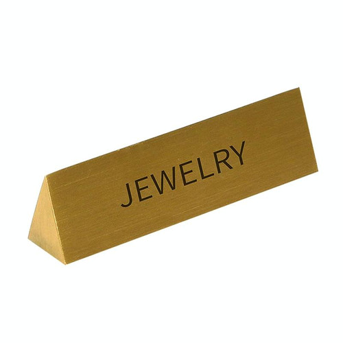 10x2x2.5cm Metal Nameplate Window Jewelry Display Props Necklace Earrings Ring Jewelry Stand 10x2x2.5cm Metal Nameplate Window Jewelry Display Props Necklace Earrings Ring Jewelry Stand