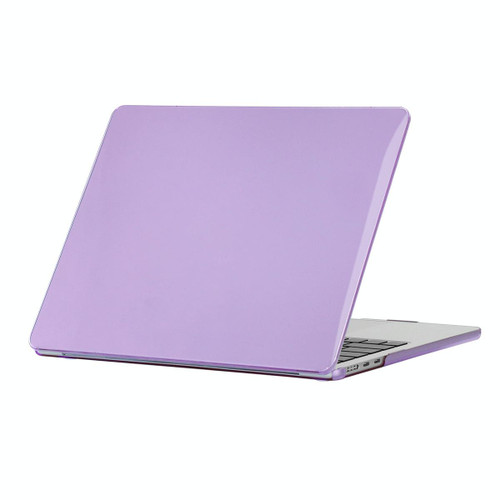 For MacBook Air 15.3 (A2941) ENKAY Hat-Prince Crystal Protective Case Cover Hard Shell(Light Purple)