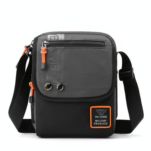 WEPOWER Men Messenger Bag Casual Shoulder Backpack Outdoor Sports Bag(Grey) WEPOWER Men Messenger Bag Casual Shoulder Backpack Outdoor Sports Bag(Grey)