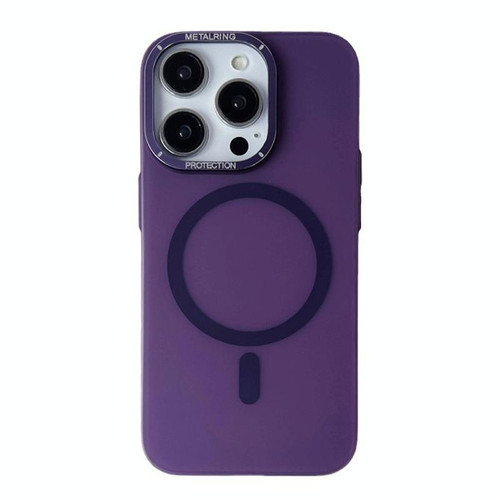 For iPhone 13 Pro Frosted PC MagSafe TPU Phone Case(Purple)