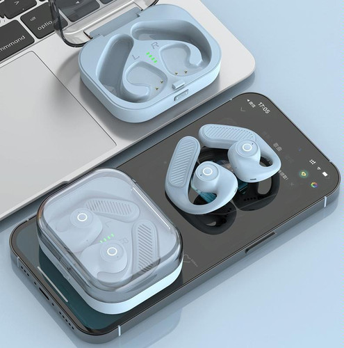 K23  TWS Hanging Ear Earphones Air Conduction Bluetooth Headset(Sky Blue)