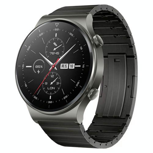 For Huawei Watch GT 2 Pro Titanium Alloy Quick Release Watch Band(Gray)