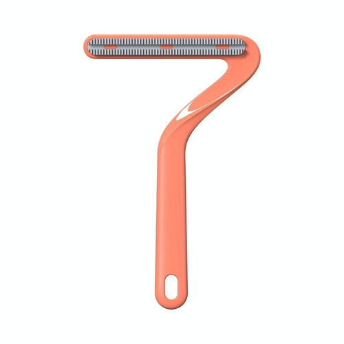 Double-Sided Electrostatic Hair Removal Brush Clothes Dust Removal Scraper(Orange) Double-Sided Electrostatic Hair Removal Brush Clothes Dust Removal Scraper(Orange)