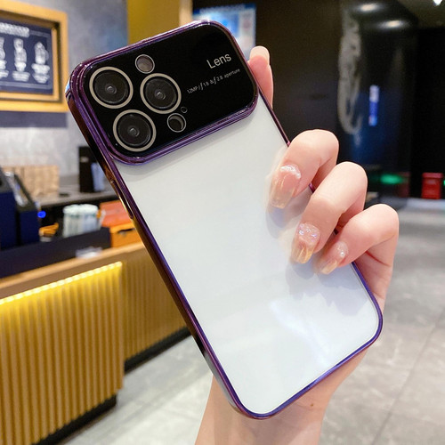 For iPhone 13 Pro Max Electroplating TPU Phone Case(Purple)