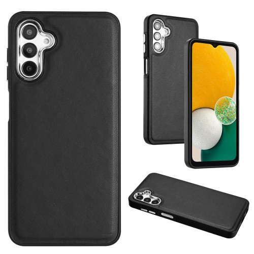 For Samsung Galaxy A14 4G / A14 5G Leather Texture Full Coverage Phone Case(Black)