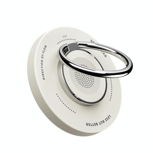 ROCK W51 15W Magnetic Ring Holder 3 in 1 Wireless Charger (White)