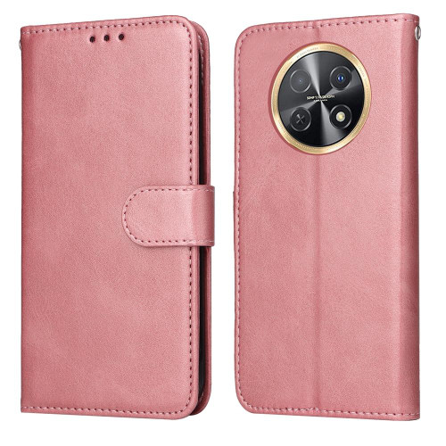 For Huawei Enjoy 60X Classic Calf Texture Flip Leather Phone Case(Rose Gold)