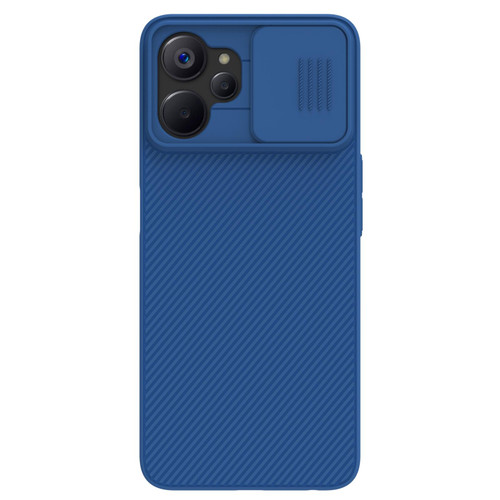 For Realme 9i 5G / 10 5G / 10T 5G NILLKIN Black Mirror Series Camshield PC Phone Case(Blue)