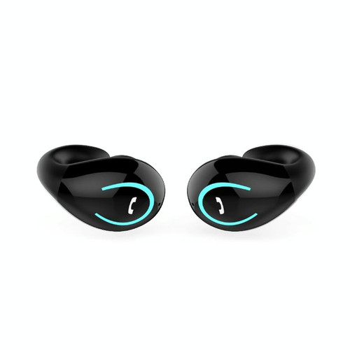 YX08 Ultra-light Ear-hook Stereo Wireless V5.0 Bluetooth Earphones(Black)
