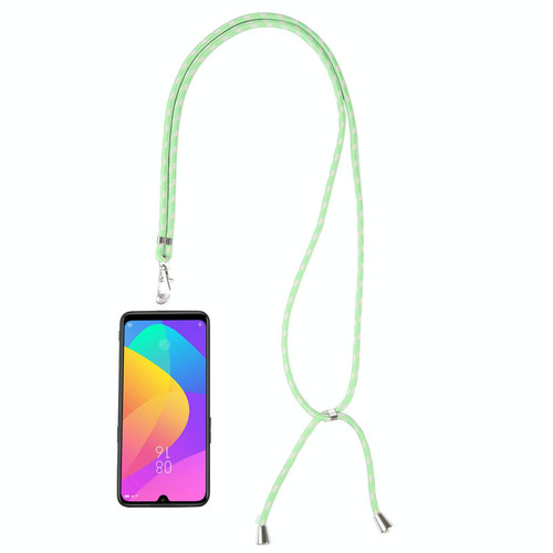 Universal Mixed Color Mobile Phone Lanyard(Green White)