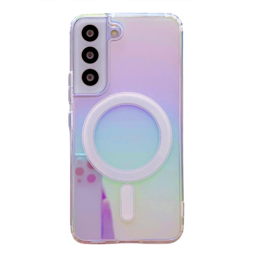For Samsung Galaxy S22 Ultra 5G Colorful Magsafe Magnetic TPU Shockproof Phone Case(Colour)