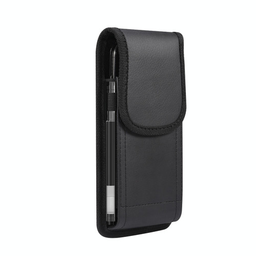 For 6.7 inch-6.9 inch Universally Litchi Texture Phone Carrying Pouch