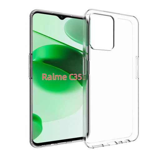 For Realme C35 Waterproof Texture TPU Phone Case(Transparent)