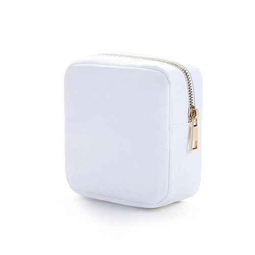 MS-350 Candy Color Nylon Waterproof Cosmetic Storage Bag(White)