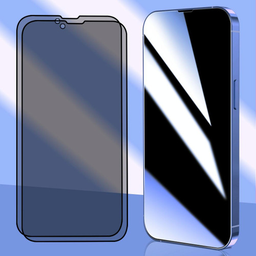 For iPhone 14 Plus / 13 Pro Max 2pcs ENKAY Hat-Prince 25 Degree Privacy 8K UHD AGC Tempered Glass Film