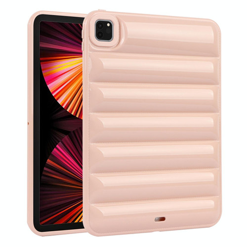 For iPad Pro 11 2022 / 2021 / 2020 Eiderdown Cushion Shockproof Tablet Case(Pink)