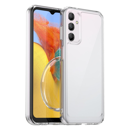 For Samsung Galaxy M14 5G Colorful Series Acrylic + TPU Phone Case(Transparent)