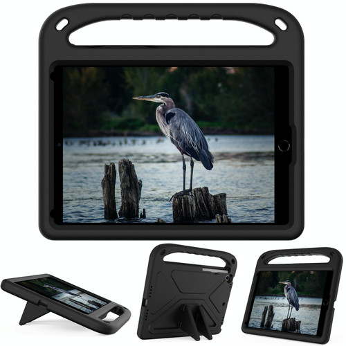 For iPad Air 3 / Pro 10.5 Handle EVA Shockproof Tablet Case with Holder(Black)