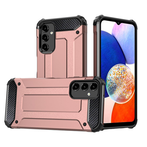 For Samsung Galaxy A14 5G Magic Armor TPU Hard PC Phone Case(Rose Gold)