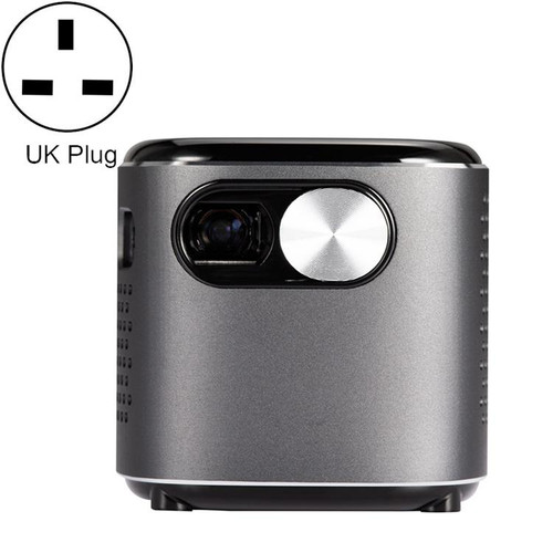 D048B 2.4G/5G WiFi Mini Smart Touch Bluetooth Projector Portable HD Phone Projector(UK Plug)