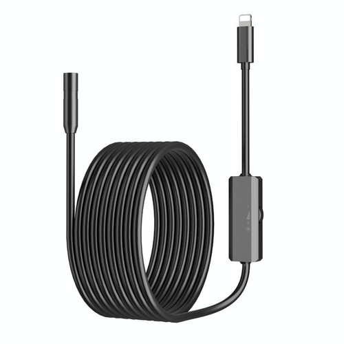 AN112 IP68 8LEDS 8mm Industrial Videoscope for 8 Pin, Length:2m Flexible Line