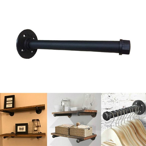 Wrought Iron Hanging Potted Plant Wall Shelf Water Pipe Shelf 10inch