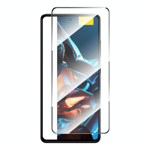 For Xiaomi Poco X5 ENKAY Hat-Prince Full Glue 0.26mm 9H 2.5D Tempered Glass Full Film