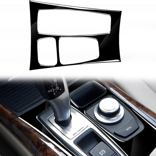 Car Left Drive Gear Panel Decorative Sticker for BMW X5 E70 2008-2013 / X6 E71 2009-2014(Black) Car Left Drive Gear Panel Decorative Sticker for BMW X5 E70 2008-2013 / X6 E71 2009-2014(Black)