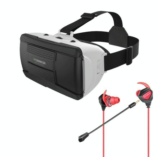 G06B+HS6G Headset VR Glasses Phone 3D Virtual Reality Game Helmet Head Wearing Digital Glasses