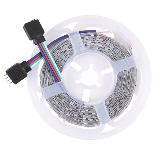 Bare Board 2835 SMD RGB LED Rope Light, 60 LED/m, Length: 5m, 12V 2A 100-240V, with 44-key Remote Control (AU Plug)