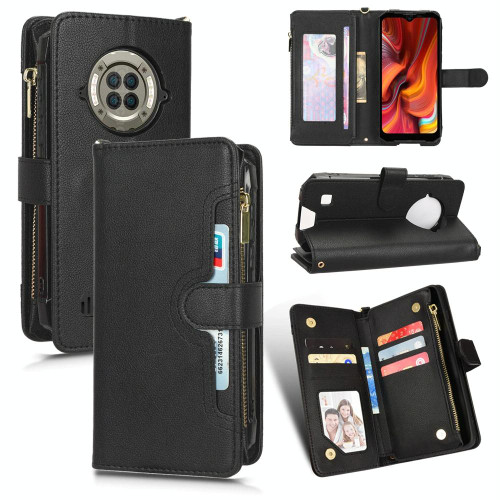 For Doogee S96 Pro Litchi Texture Zipper Leather Phone Case(Black)