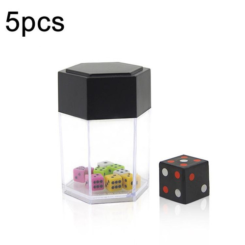 5pcs Explode Explosion Dice Easy Magic Tricks For Kids Magic Prop Novelty Funny Toy(Colorful)