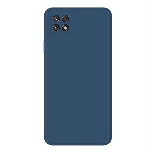 For Samsung Galaxy A22 5G Imitation Liquid Silicone Phone Case(Blue)