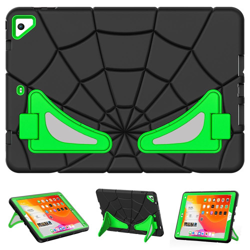 For iPad 9.7 2018 / 2017 / Air 2 Silicone + PC Shockproof Protective Tablet Case(Black+Green) For iPad 9.7 2018 / 2017 / Air 2 Silicone + PC Shockproof Protective Tablet Case(Black+Green)