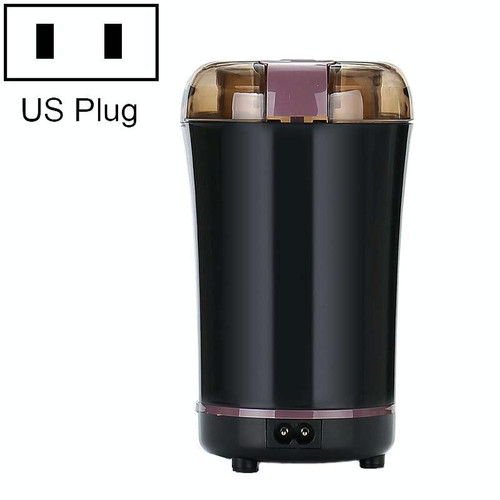 M150A Stainless Steel Electric Coffee Grinder Grain Bean Grinding Machine, Spec: US Plug (Black)
