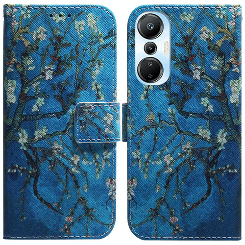 For Infinix Hot 20s Coloured Drawing Flip Leather Phone Case(Apricot)