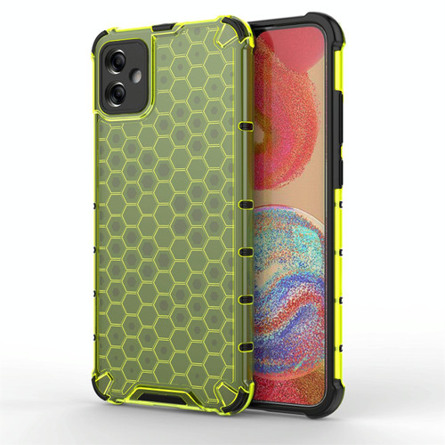 For Samsung Galaxy A04e 4G Honeycomb Phone Case(Green)