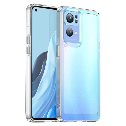 For OPPO Reno7 Pro Candy Series TPU Phone Case(Transparent) For OPPO Reno7 Pro Candy Series TPU Phone Case(Transparent)