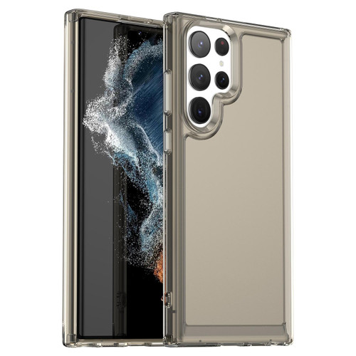 For Samsung Galaxy S23 Ultra 5G Candy Series TPU Phone Case(Transparent Grey) For Samsung Galaxy S23 Ultra 5G Candy Series TPU Phone Case(Transparent Grey)