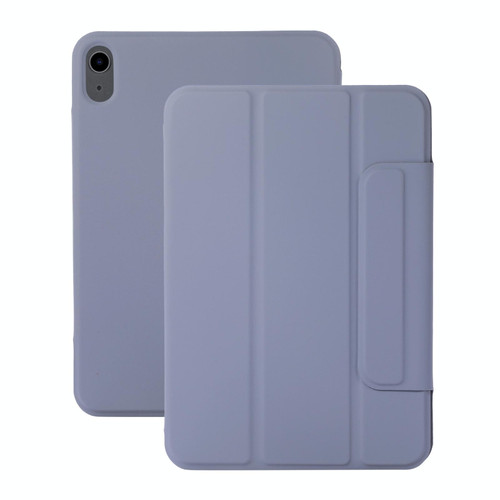 For iPad 10th Gen 10.9 2022 3-fold Magnetic Buckle Leather Smart Tablet Case(Lavender Gray) For iPad 10th Gen 10.9 2022 3-fold Magnetic Buckle Leather Smart Tablet Case(Lavender Gray)