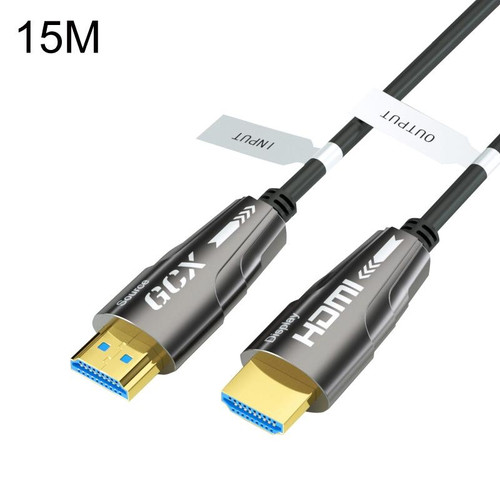 HDMI 2.0 Male To HDMI 2.0 Male 4K HD Active Optical Cable, Cable Length: 15m