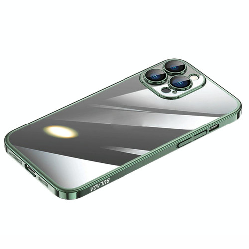 For iPhone 14 Pro SULADA Hard PC Shockproof Phone Case(Green)