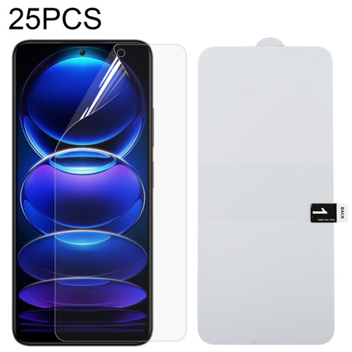 For Xiaomi Redmi Note 12 China / Note 12 Global 25pcs Full Screen Protector Explosion-proof Hydrogel Film