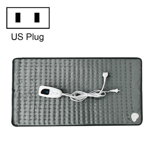 Home Physiotherapy Heating Pad Electric Heating Blanket, Size: 76x40cm, Plug Tpye:US Plug(Dark Gray)