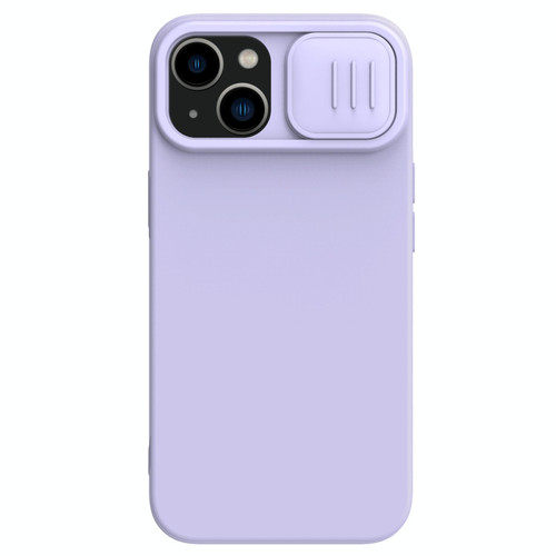 For iPhone 14 Plus  NILLKIN CamShield Liquid Silicone Phone Case(Purple)