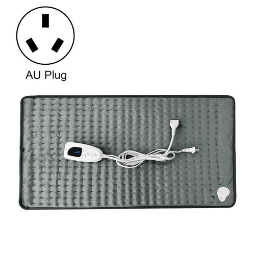 Home Physiotherapy Heating Pad Electric Heating Blanket, Size: 40x30cm, Plug Tpye:AU Plug(Dark Gray)