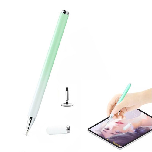 AT-28 Macarone Color Passive Capacitive Pen Mobile Phone Touch Screen Stylus with 1 Pen Head(Green)